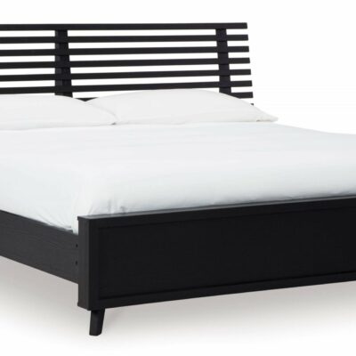 Signature Design by Ashley | Bedroom Contemporary Queen Slat Panel Bed