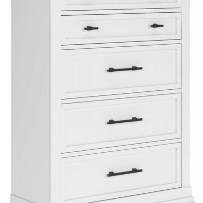 Benchcraft | Bedroom Farmhouse Two-Tone 5-Drawer Chest