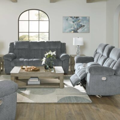 Signature Design by Ashley | Living Room Power Reclining Sofa, Loveseat And Recliner