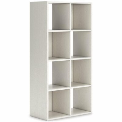 Signature Design by Ashley | Living Room White Eight Cube Organizer