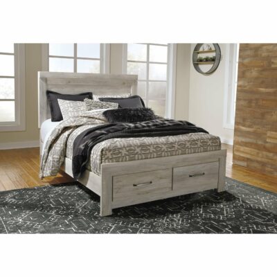 Signature Design by Ashley | Bedroom Queen Panel Bed with Storage Footboard