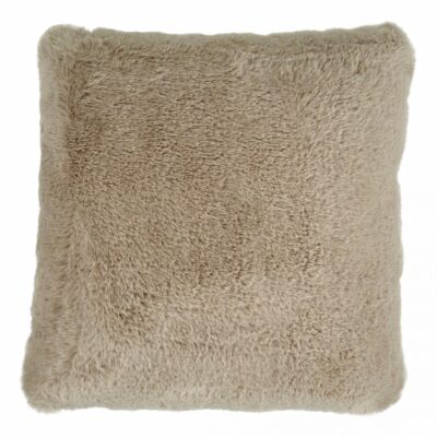 Signature Design by Ashley | Living Room Gariland Taupe Faux Fur Pillow