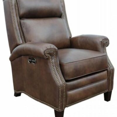 Barcalounger | Living Room Barrett Power Recliner With Adjustable Headrests – Cognac