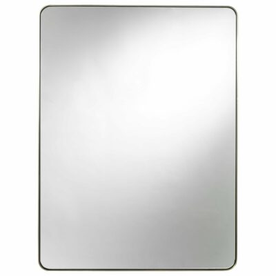 Universal | Accents & Decor Contemporary Accent Mirror with Brushed Brass Frame