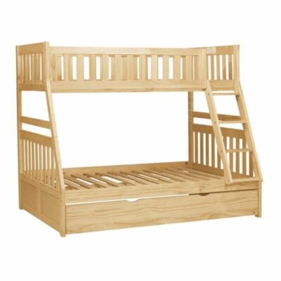 Homelegance | Kids Transitional Twin/Full Bunk Bed with Twin Trundle