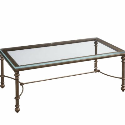 Barclay Butera | Living Room Bluff Metal And Glass Cocktail Table