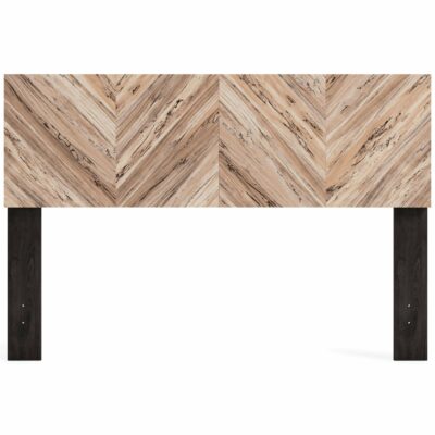 Signature Design by Ashley | Bedroom Queen Panel Headboard in Chevron Pattern