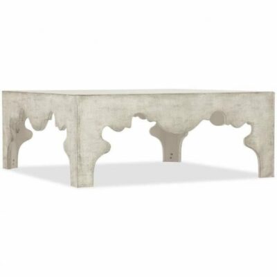 Hooker Furniture | Living Room Traditional Distressed Linen Square Cocktail Table