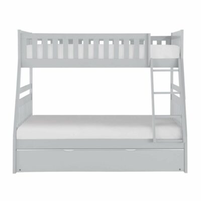 Homelegance | Kids Transitional Twin over Full Bunk Bed with Trundle