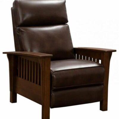 Barcalounger | Living Room Artisan Power Recliner With Adjustable Headrest-Wenlock Fudge