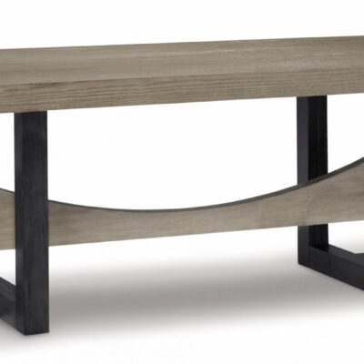 Signature Design by Ashley | Dining Room Contemporary Two-Tone Trestle Dining Table