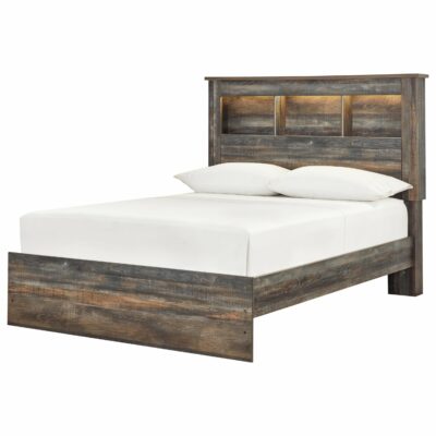 Signature Design by Ashley | Bedroom Rustic Queen Bookcase Bed