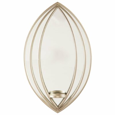 Signature Design by Ashley | Accents & Decor Donnica Silver Finish Wall Sconce/Mirror