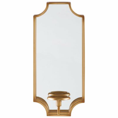 Signature Design by Ashley | Accents & Decor Dumi Gold Finish Wall Sconce/Mirror