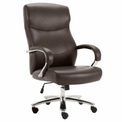 Parker Living | Home Office Contemporary Desk Chair with Adjustable Seat and Metal Base