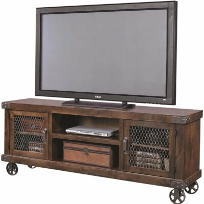 Aspenhome | Living Room 74″ Console with 2 Doors and Casters