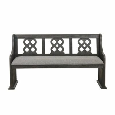 Homelegance | Living Room Transitional Bench with Curved Arms