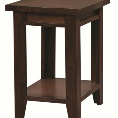 Aspenhome | Living Room Chairside Table with Shelf