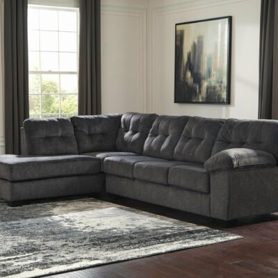 Signature Design by Ashley | Living Room Sectional with Left Chaise & Memory Foam Queen Sleeper Mattress