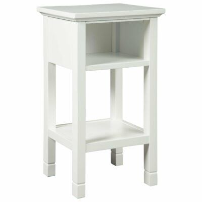 Signature Design by Ashley | Living Room Contemporary Accent Table with Cubby & Shelf