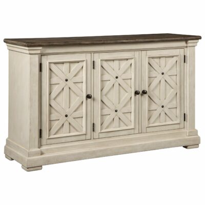 Signature Design by Ashley | Dining Room Relaxed Vintage Dining Room Server with Concealed Storage