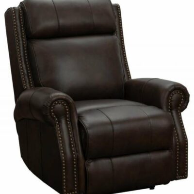 Barcalounger | Living Room Blair Powered Recliner With Adjustable Headrest-Ashford Walnut