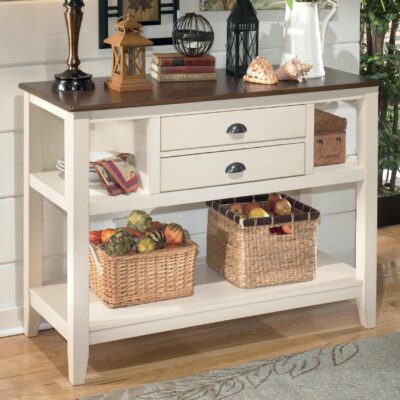 Signature Design by Ashley | Dining Room Two-Tone Dining Room Server