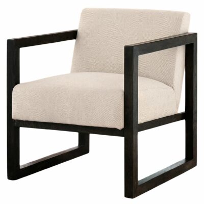 Signature Design by Ashley | Living Room Contemporary Wood Frame Accent Chair