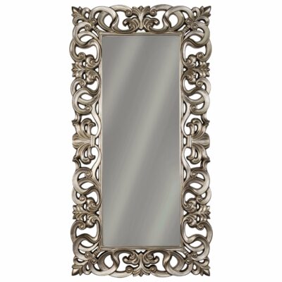 Signature Design by Ashley | Accents & Decor Lucia Antique Silver Finish Accent Mirror