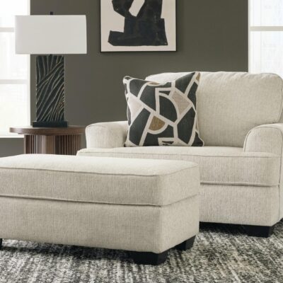 Benchcraft | Living Room Contemporary Oversized Chair and Ottoman