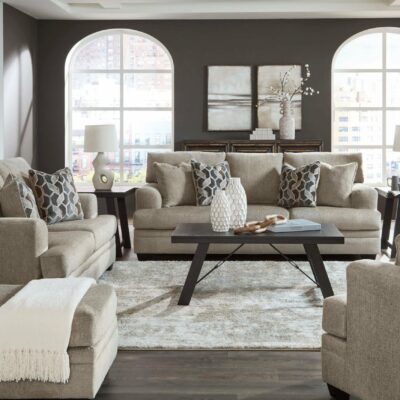 Signature Design by Ashley | Living Room Sofa, Loveseat, Oversized Chair And Ottoman