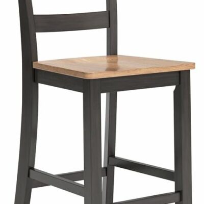 Signature Design by Ashley | Dining Room Casual Counter Height Barstool with Ladder Back