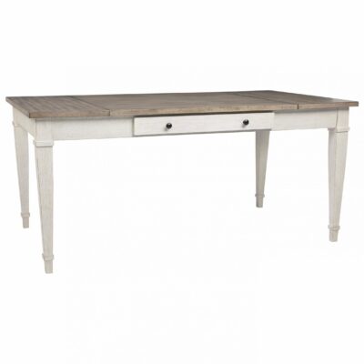 Signature Design by Ashley | Dining Room Two-Tone Rect. Dining Room Table w/ Storage Drawers and Hinged Lift Top Storage