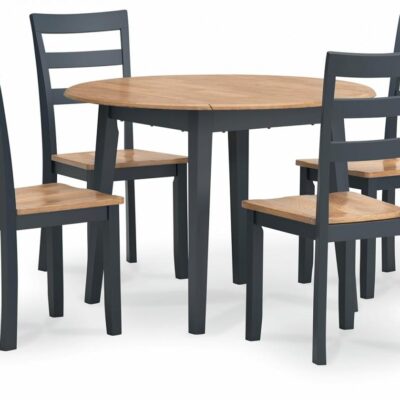 Signature Design by Ashley | Dining Room 5-Piece Casual Round Dining Set