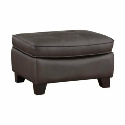 Homelegance | Living Room Contemporary Tufted Ottoman with Tapered Legs