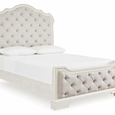 Signature Design by Ashley | Bedroom Traditional Queen Bed with Button-Tufted Upholstery