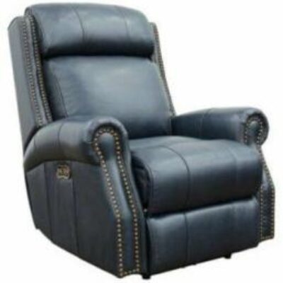 Barcalounger | Living Room Blair Powered Recliner With Adjustable Headrest-Shoreham Blue