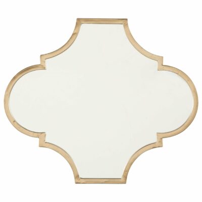 Signature Design by Ashley | Accents & Decor Callie Gold Finish Accent Mirror