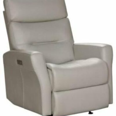 Barcalounger | Living Room Donavan Leather Power Rocker Recliner – Laurel Cream