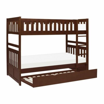 Homelegance | Kids Transitional Twin/Twin Bunk Bed with Twin Trundle