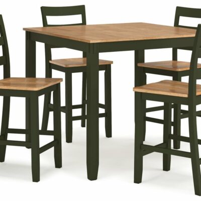 Signature Design by Ashley | Dining Room 5-Piece Casual Counter Height Dining Set