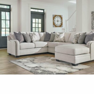 Benchcraft | Living Room Casual 4-Piece Sectional with Right Chaise