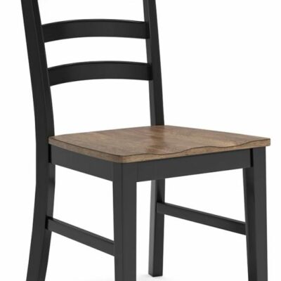 Signature Design by Ashley | Dining Room Farmhouse Two-Tone Dining Room Side Chair