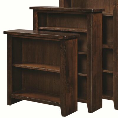 Aspenhome | Living Room Open Bookcase with 3 Adjustable Shelves