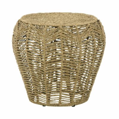 Signature Design by Ashley | Living Room Boho Woven Seagrass Stool