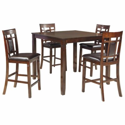 Signature Design by Ashley | Dining Room Contemporary 5-Piece Dining Room Counter Table Set