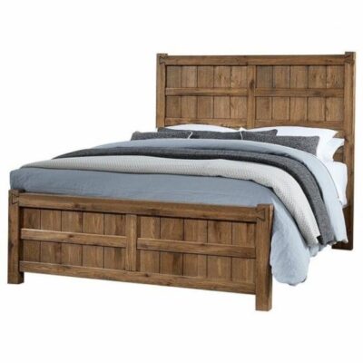 Vaughan Bassett | Bedroom Rustic California King Board and Batten Bed with Low Profile Footboard