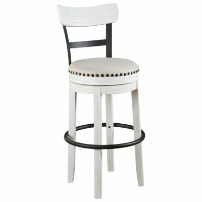 Signature Design by Ashley | Dining Room Swivel Barstool with Upholstered Seat