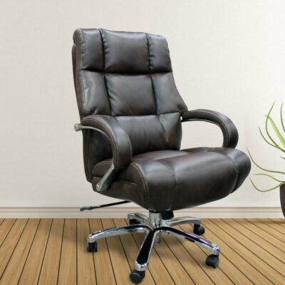 Parker Living | Home Office Heavy Duty Desk Chair with Curved Track Arms