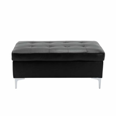 Homelegance | Living Room Contemporary Black Accent Ottoman